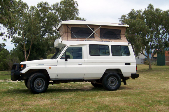 Boomerang Bushcamper Poptop Allrad 4x4 4wd Kimberleys mieten in Australien