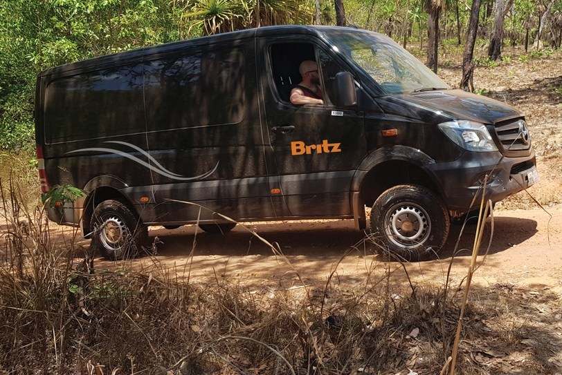 Britz Scout 4WD Darwin Mietwagen Bushcamper mieten Australien Allradcamper Darwin