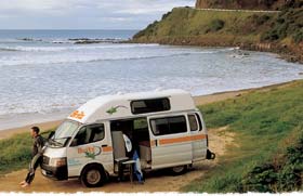 Britz Hitop Camper günstig in Australien mieten